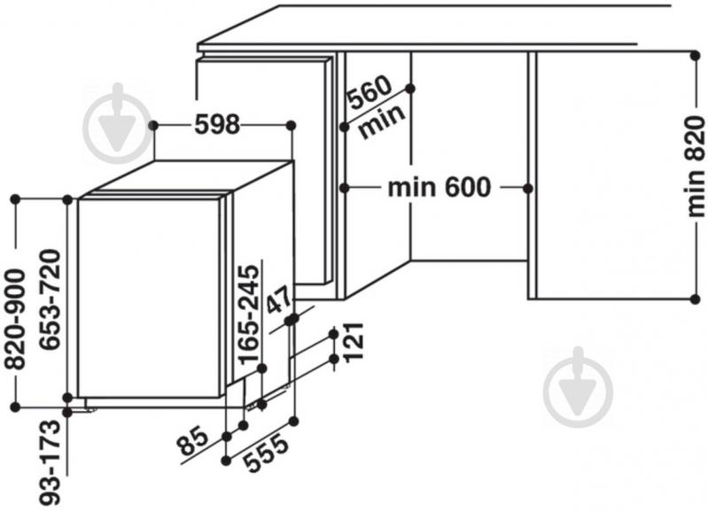 Посудомоечная машина Whirlpool WIO 3C23 6 E - фото 2