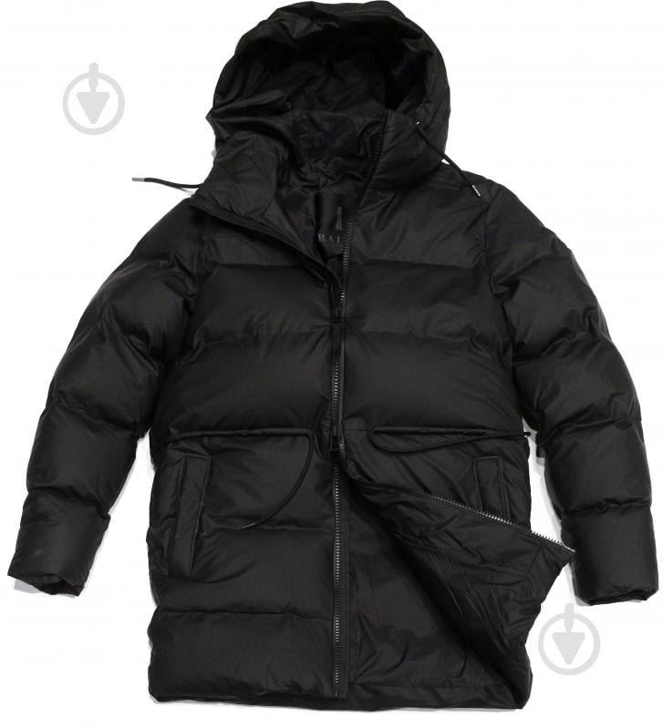 Пуховик Rains PUFFER W JACKET 15370-01 р.2XS/XS чорний - фото 3