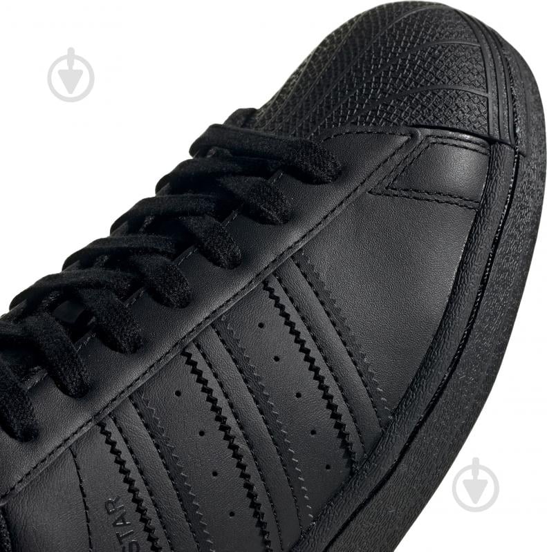 Кросівки чоловічі демісезонні Adidas SUPERSTAR EG4957 р.46 чорні - фото 8