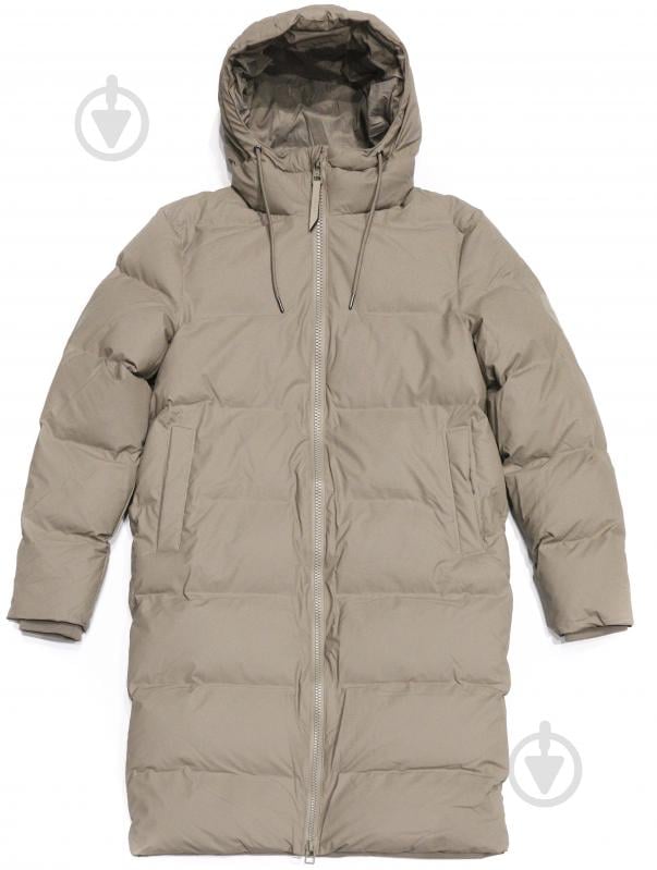 Пуховик Rains LONG PUFFER JACKET 15070-10 р.XS-S бежевий - фото 1