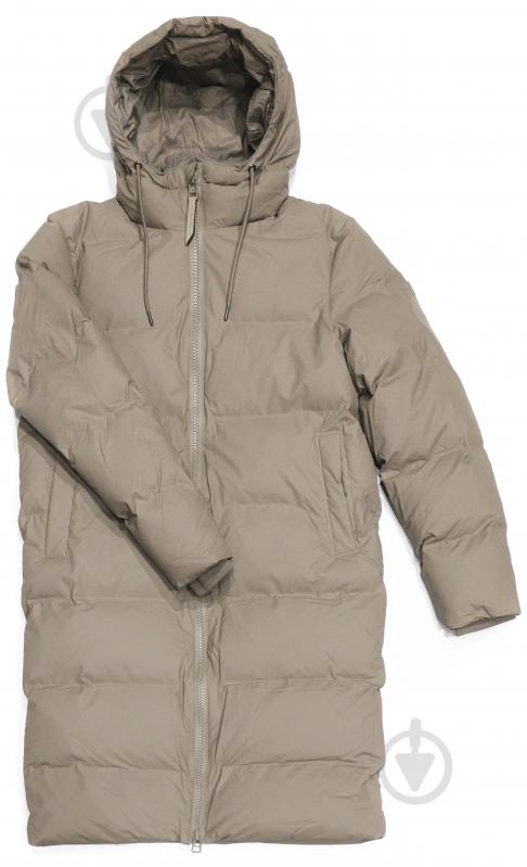 Пуховик Rains LONG PUFFER JACKET 15070-10 р.XS-S бежевий - фото 2