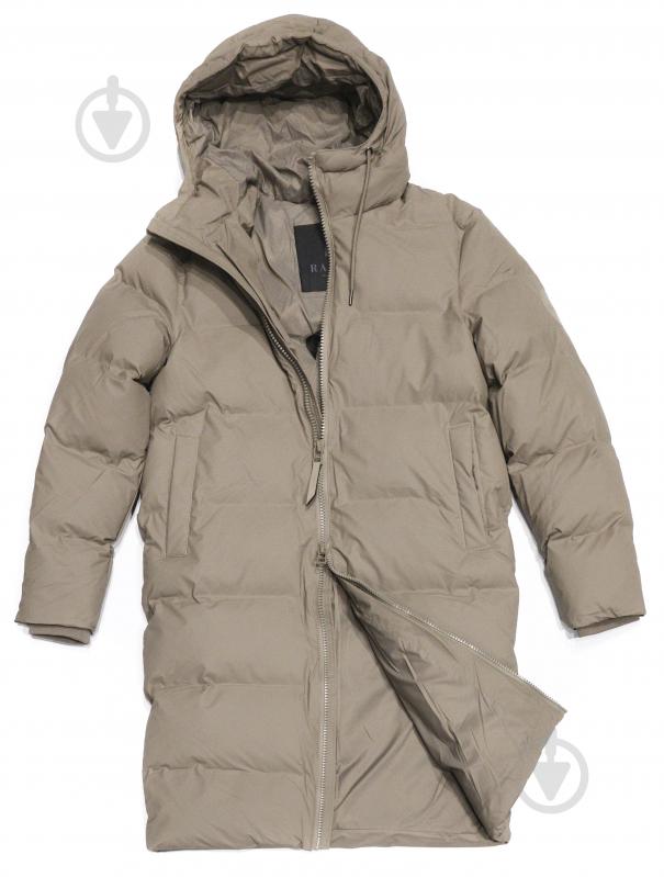 Пуховик Rains LONG PUFFER JACKET 15070-10 р.XS-S бежевий - фото 3