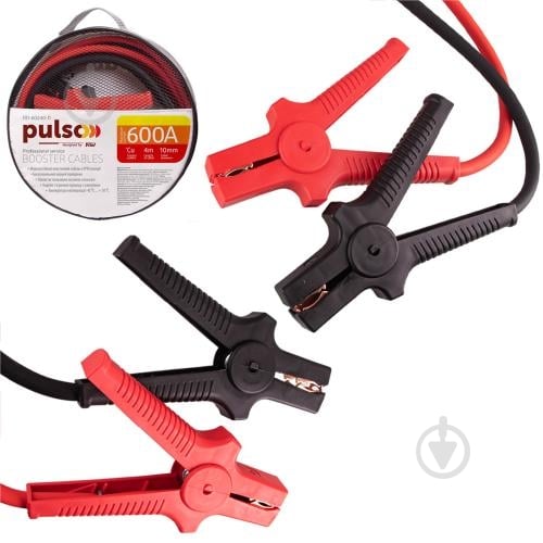 Старт-кабель PULSO (ПП-60240-П) 600 A 4 м - фото 1 Старт-кабель PULSO (ПП-60240-П) 600 A 4 м - фото 1