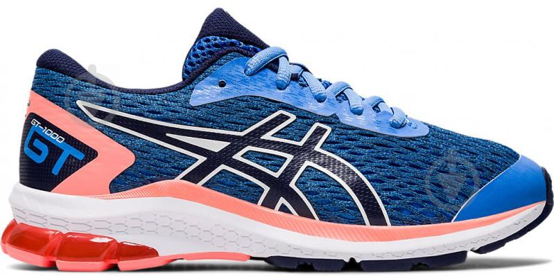 Кросівки для хлопчиків Asics GT-1000 9 GS 1014A150-401 р.33,5 сині - фото 1