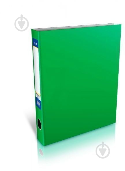 Папка-реєстратор А4 на 2 О-кільця 38 мм зелена E30709-04 Economix - фото 1 Папка-реєстратор А4 на 2 О-кільця 38 мм зелена E30709-04 Economix - фото 1