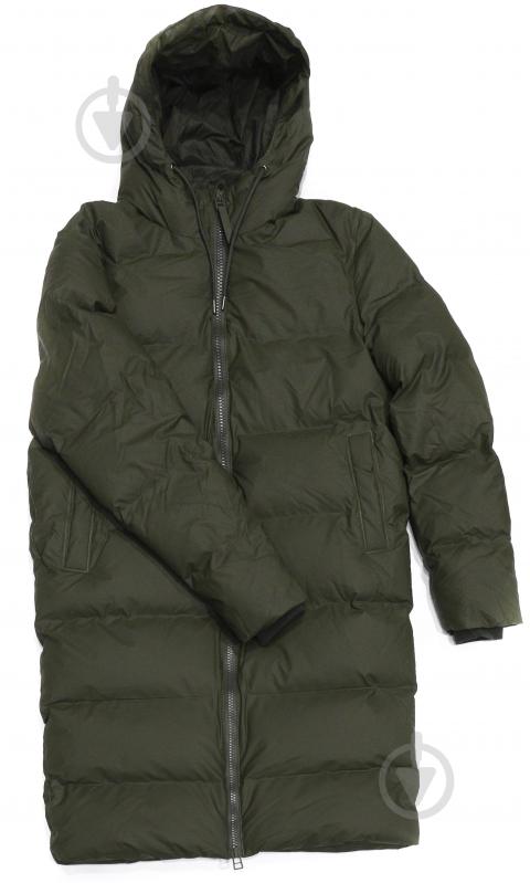 Пуховик Rains LONG PUFFER JACKET 15070-03 р.M-L зелений - фото 2