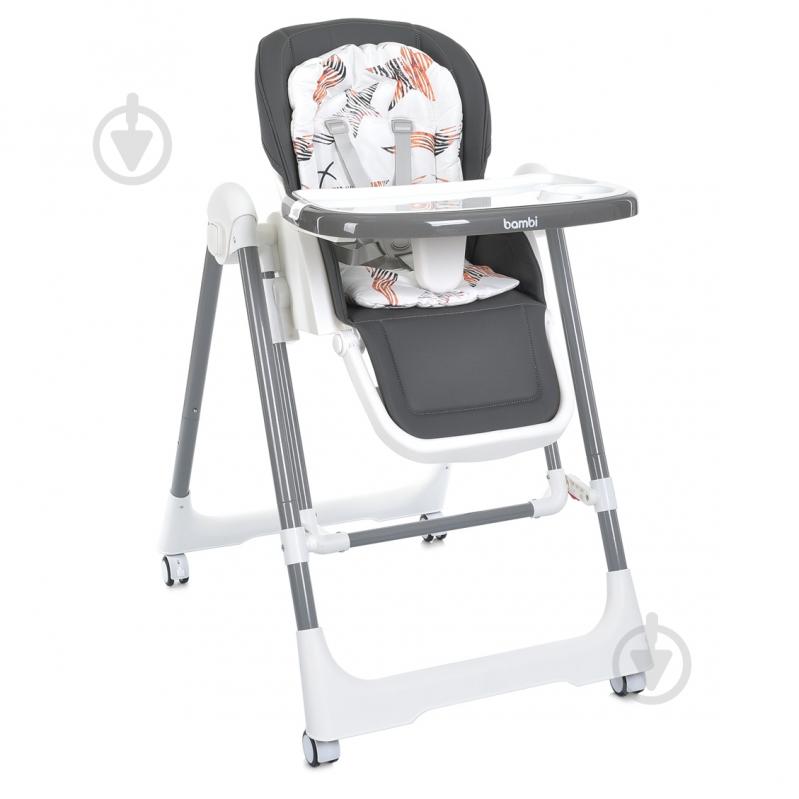 Стульчик для кормления Bambi M 5897 Gray - фото 1 Стульчик для кормления Bambi M 5897 Gray - фото 1