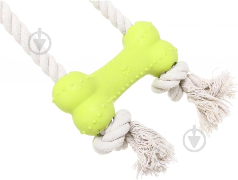 Игрушка для собак Dogs Collection Веревка с колесом/костью 25 см (491013640) - фото 4 Игрушка для собак Dogs Collection Веревка с колесом/костью 25 см (491013640) - фото 4