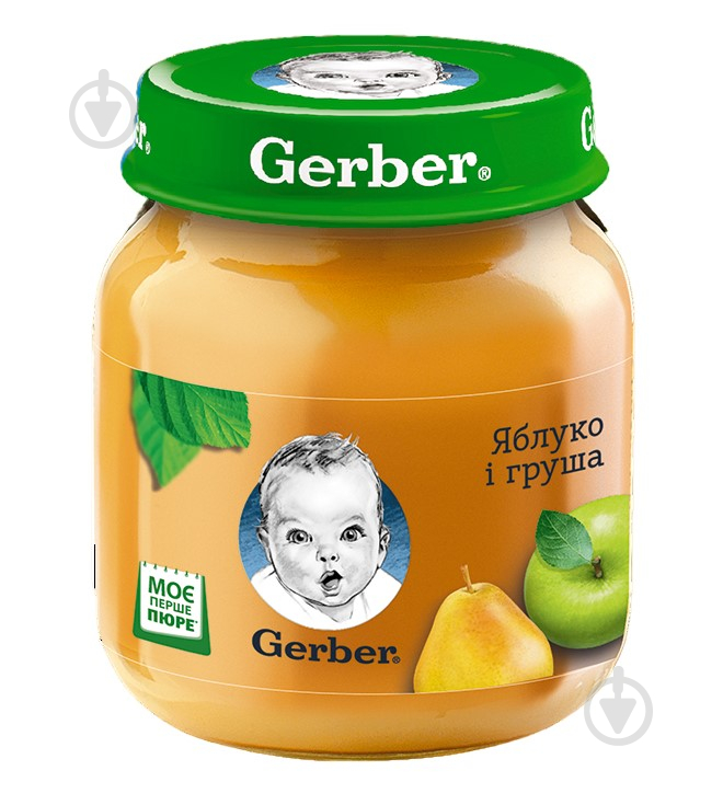 Пюре Gerber Яблоко и груша 130 г 7613033514852 - фото 1