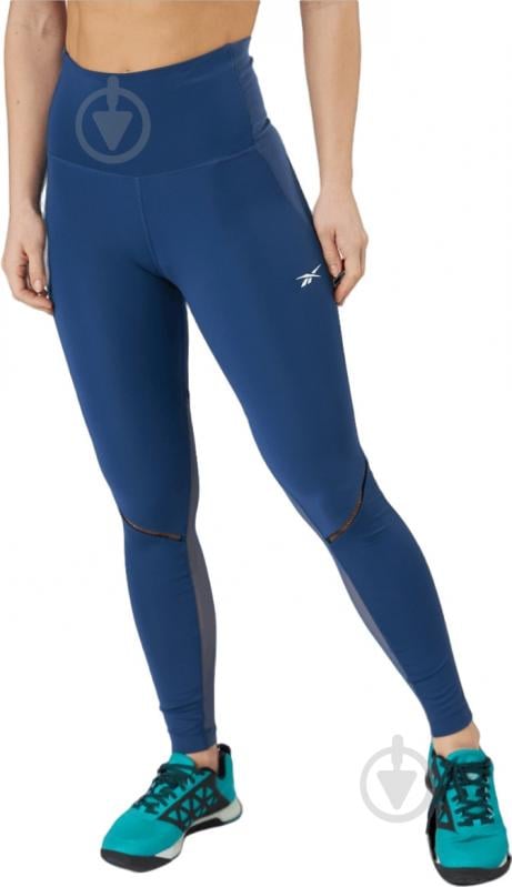 Лосины Reebok HB2025 р.S синий - фото 1