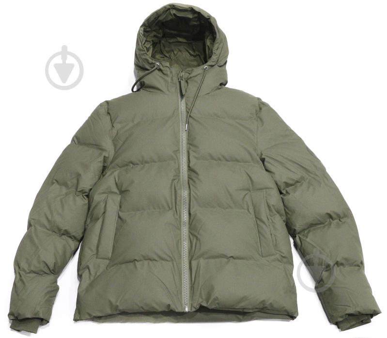 Пуховик Rains PUFFER JACKET 15060-04 р.XS-S хаки - фото 1