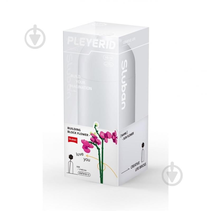 Конструктор Sluban Pleyerid Орхидеи 261 дет. M38-B1101-12 - фото 5 Конструктор Sluban Pleyerid Орхидеи 261 дет. M38-B1101-12 - фото 5