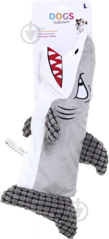 Іграшка для собак Dogs Collection Акула 43,5 см (498100200) - фото 5 Іграшка для собак Dogs Collection Акула 43,5 см (498100200) - фото 5