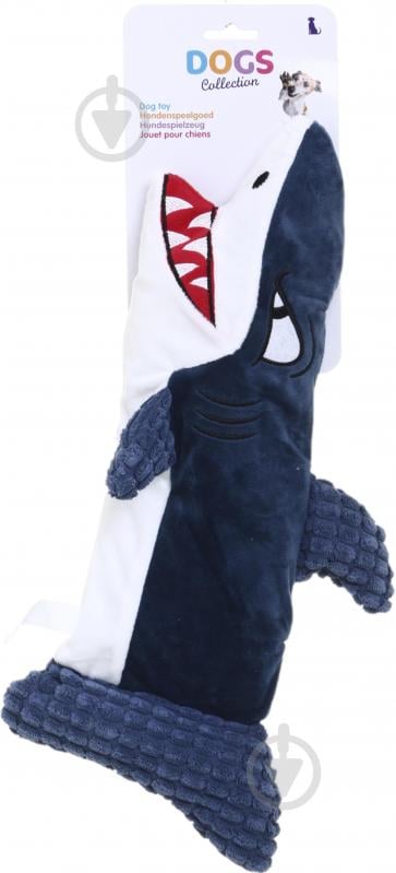 Іграшка для собак Dogs Collection Акула 43,5 см (498100200) - фото 4 Іграшка для собак Dogs Collection Акула 43,5 см (498100200) - фото 4