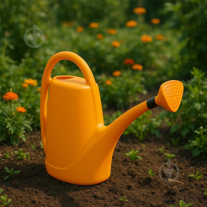 Лійка садова Plastkon Spring, 10.5 л, помаранчева - фото 4 Лійка садова Plastkon Spring, 10.5 л, помаранчева - фото 4