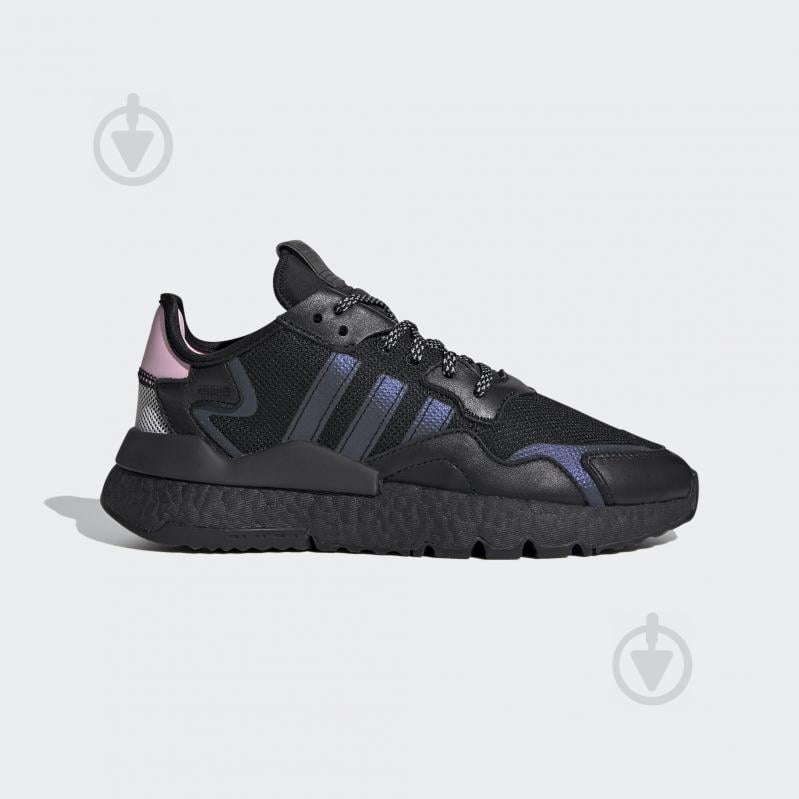 Кросівки жіночі демісезонні Adidas NITE JOGGER W EG7943 р.36 чорні - фото 1