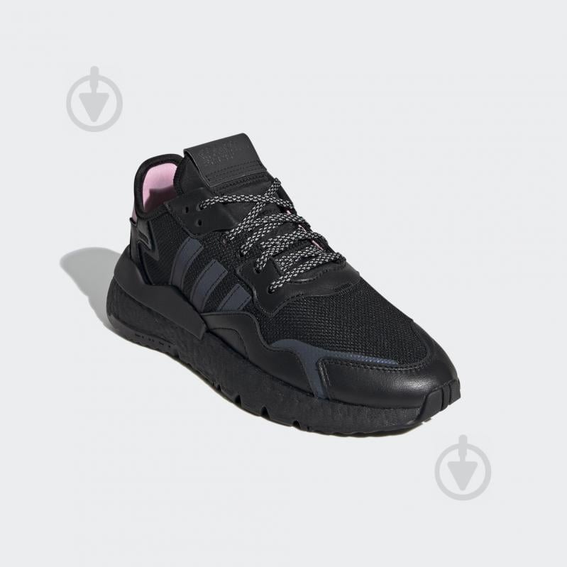 Кросівки жіночі демісезонні Adidas NITE JOGGER W EG7943 р.36 чорні - фото 4