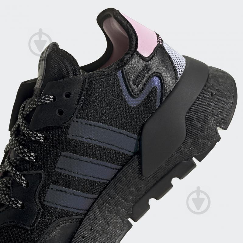 Кросівки жіночі демісезонні Adidas NITE JOGGER W EG7943 р.36 чорні - фото 9