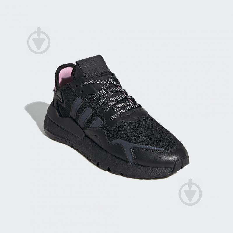 Кросівки жіночі демісезонні Adidas NITE JOGGER W EG7943 р.36 2/3 чорні - фото 4