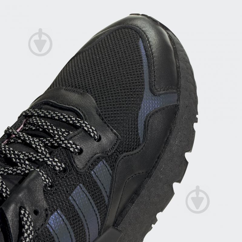 Кросівки жіночі демісезонні Adidas NITE JOGGER W EG7943 р.38 чорні - фото 7