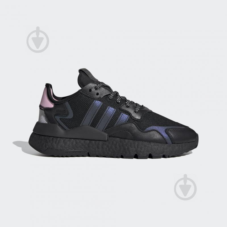 Кросівки жіночі демісезонні Adidas NITE JOGGER W EG7943 р.40 чорні - фото 1