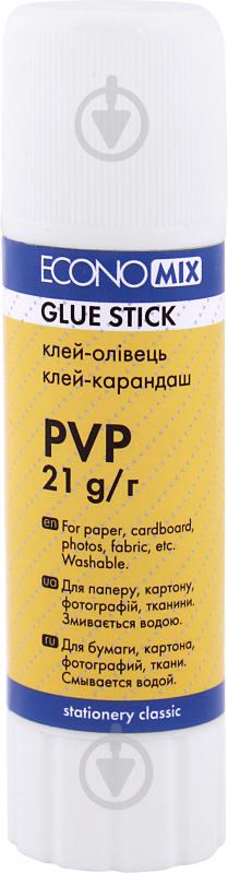 Клей-олівець 21 г E41220 Economix - фото 1