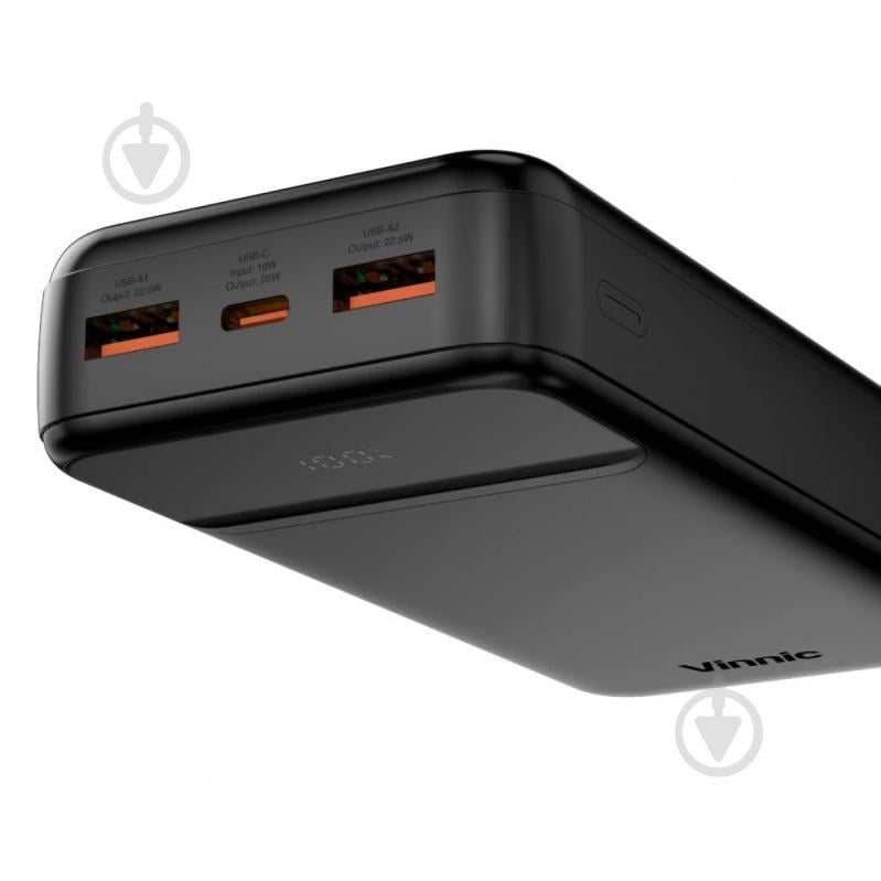 Повербанк Vinnic 20000 mAh black (4898338024562) EVEREST 3 Output Fireproof ABS+PC - фото 3