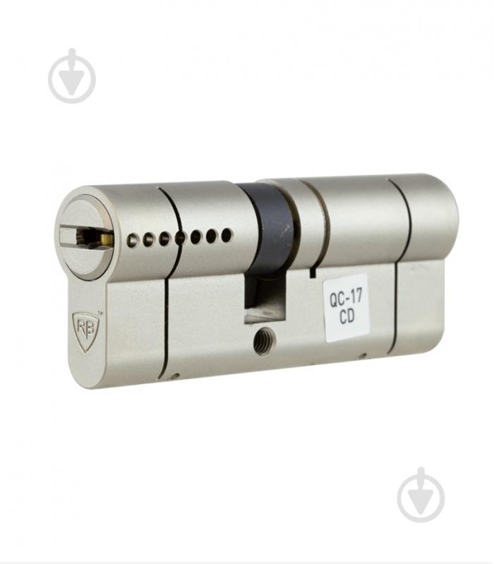 Цилиндр RB-LOCKS 35x65 ключ-ключ 100 мм никель сатин - фото 2