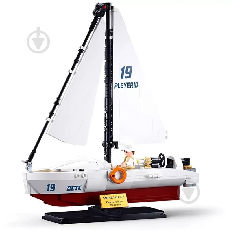 3D-конструктор Sluban Model Bricks Яхта 260 дет. M38-B1190 - фото 1 3D-конструктор Sluban Model Bricks Яхта 260 дет. M38-B1190 - фото 1