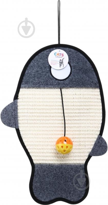 Когтеточка Cats Collection коврик-рыбка 48x24x0,5 см - фото 1