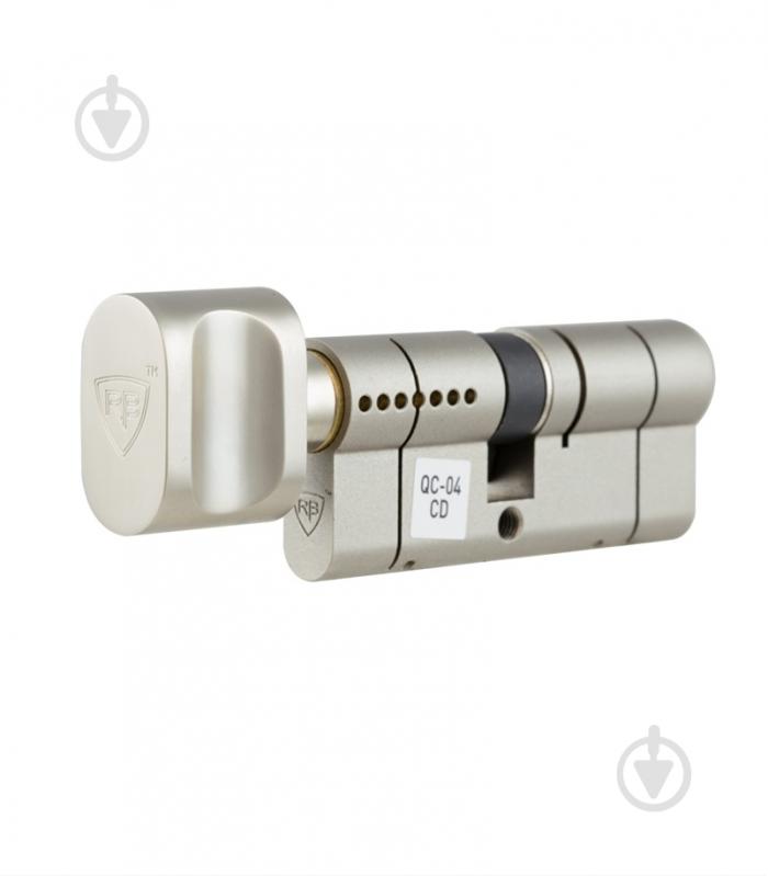 Циліндр RB-LOCKS 50x55 ключ-вороток 105 мм нікель сатин - фото 1 Циліндр RB-LOCKS 50x55 ключ-вороток 105 мм нікель сатин - фото 1