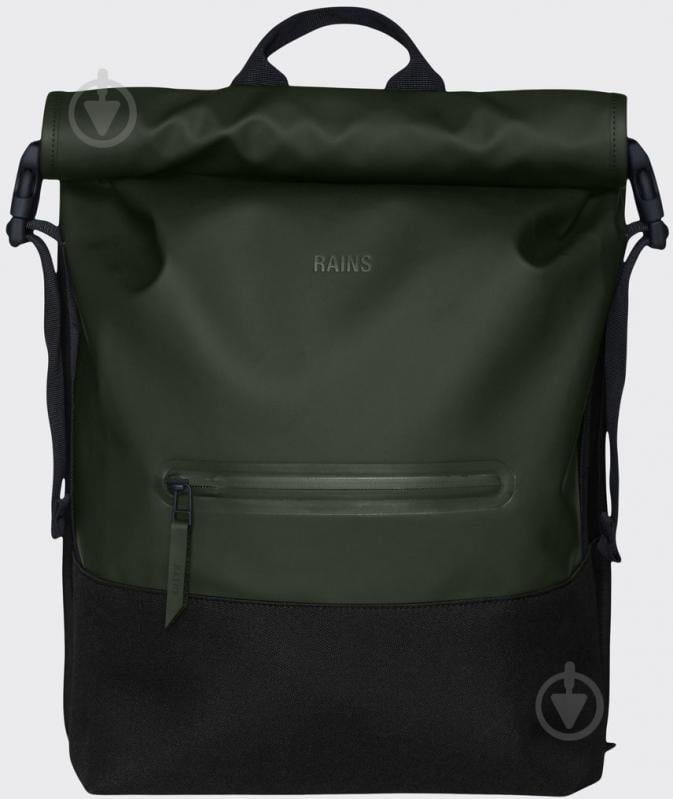 Рюкзак Rains BUCKLE ROLLTOP RUCKSACK 13720-03 19 л зеленый - фото 1