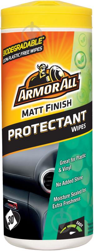 Серветка полірувальна Armor All для матової поверхні Protectant Wipes – Matt Finish 30 шт. - фото 1