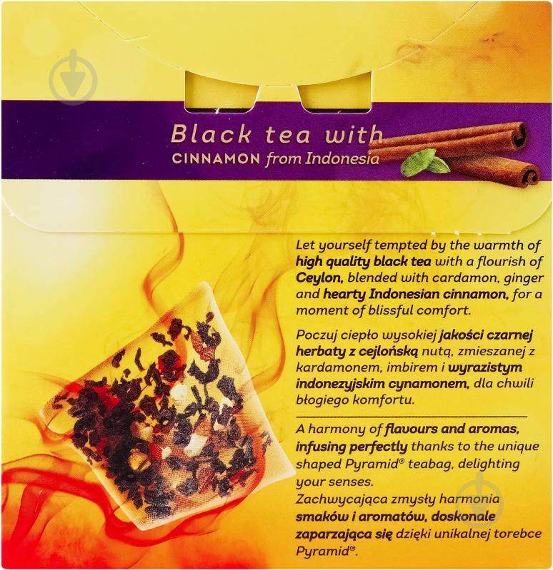 Чай чорний Lipton Chai black with spices 20 шт. - фото 4