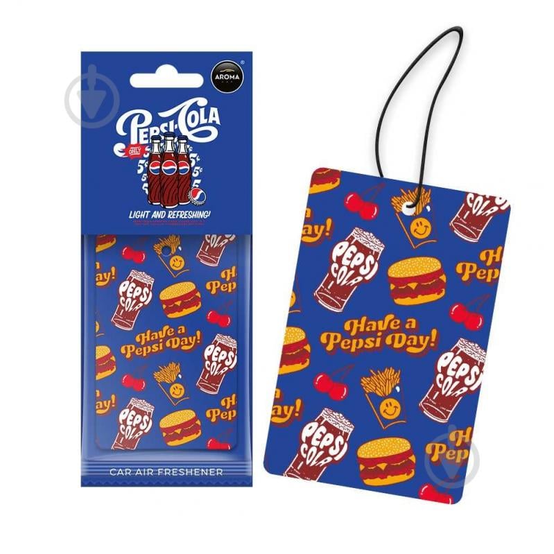 Ароматизатор на зеркало Pepsi Cellulose Fast Food - пепси - фото 1