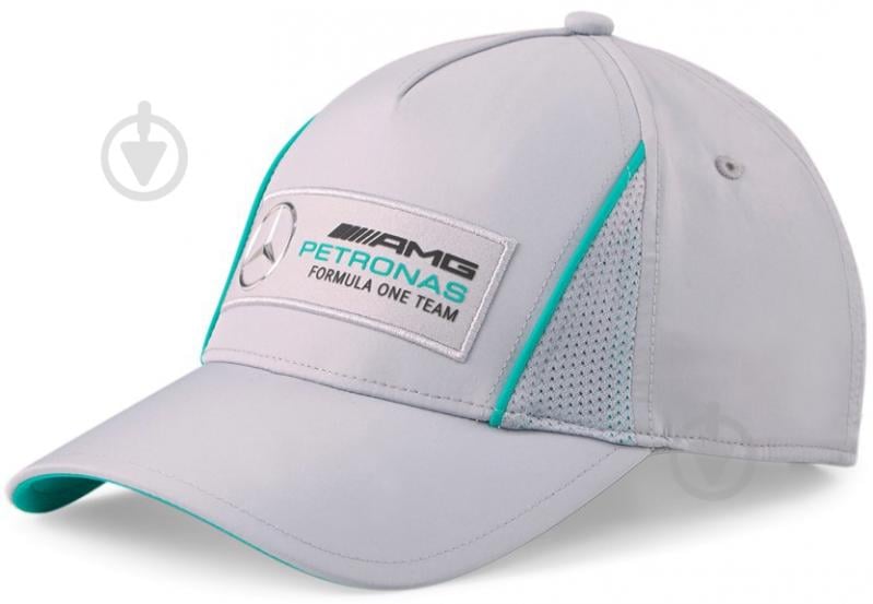 Кепка Puma MAPF1 BB Cap 02373202 OS серый - фото 1