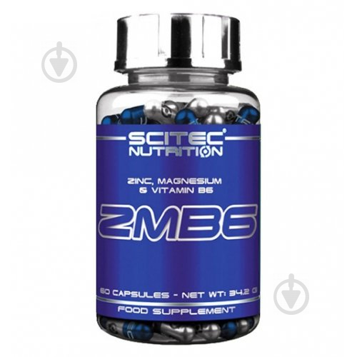 Витаминно-минеральный комплекс Scitec Nutrition ZMB6 60 шт./уп. - фото 1