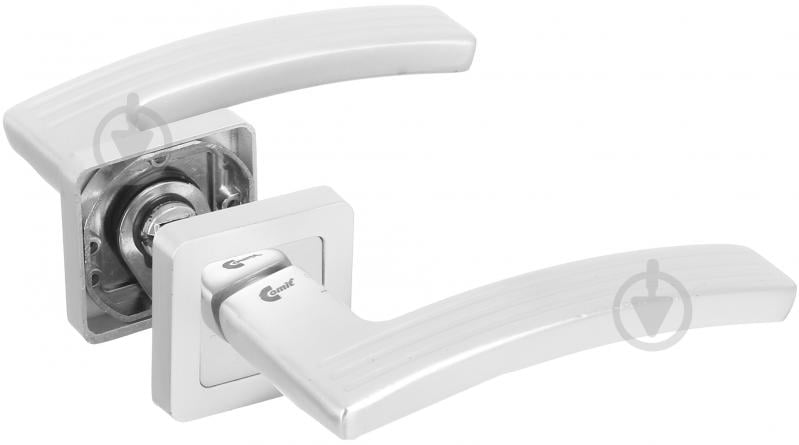 Ручка на розетке Comit michaela хром/серебро - фото 1