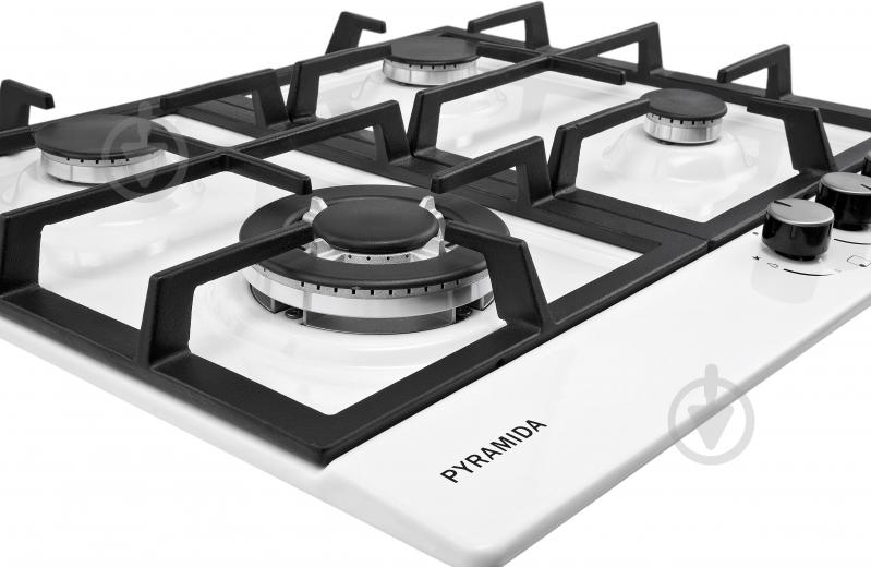 Варочная поверхность газовая Pyramida PFE 642 WHITE - фото 5 Варочная поверхность газовая Pyramida PFE 642 WHITE - фото 5
