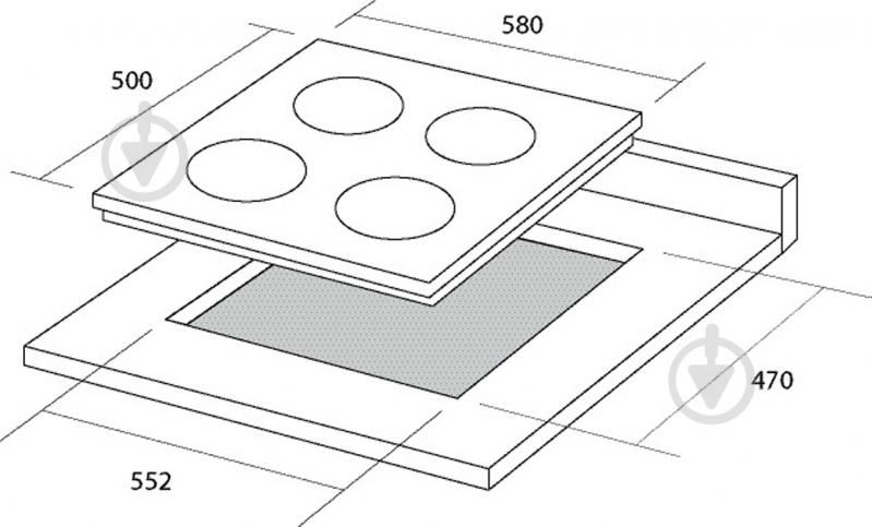 Варочная поверхность газовая Pyramida PFE 642 WHITE - фото 8 Варочная поверхность газовая Pyramida PFE 642 WHITE - фото 8