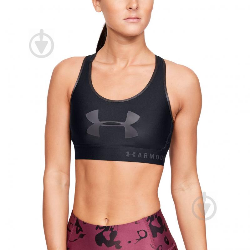 Бра Under Armour Armour Mid Keyhole Graphic 1344333-001 L чорний - фото 2