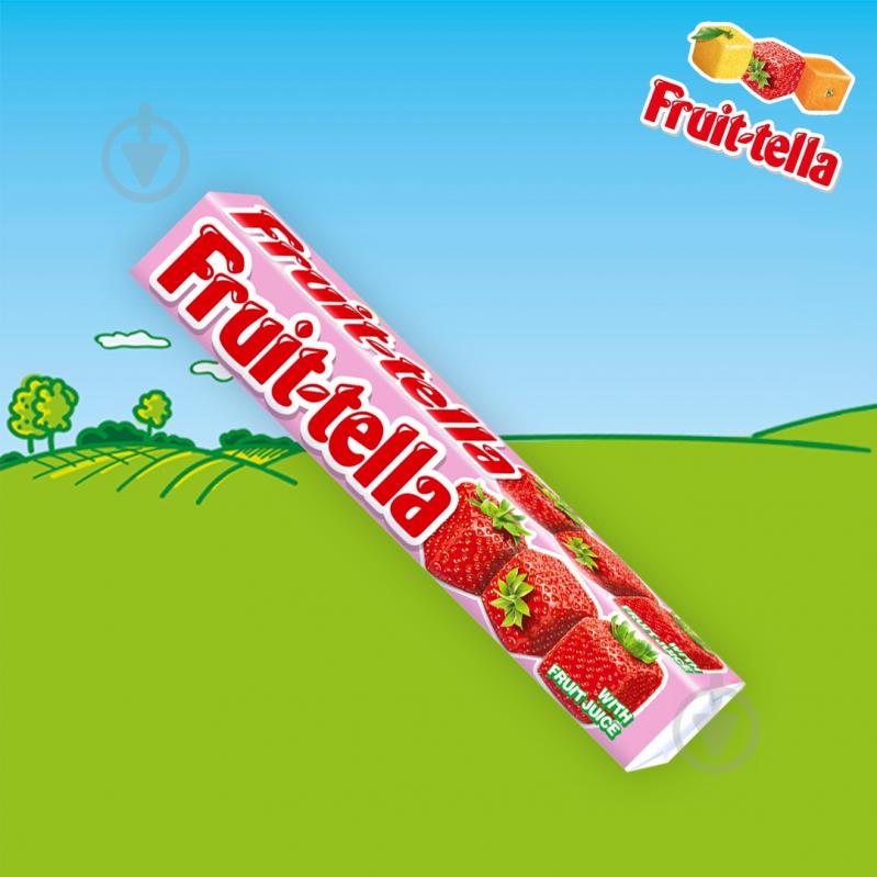 Конфеты жевательные Fruit-tella Клубника 41 г - фото 2