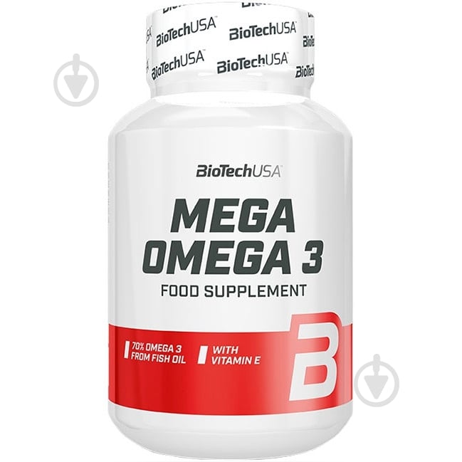 Добавка харчова BioTechUSA Mega Omega 3 90 шт./уп. - фото 2