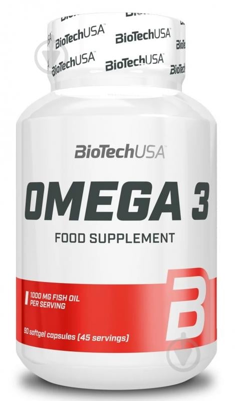 Добавка харчова BioTechUSA Mega Omega 3 90 шт./уп. - фото 1