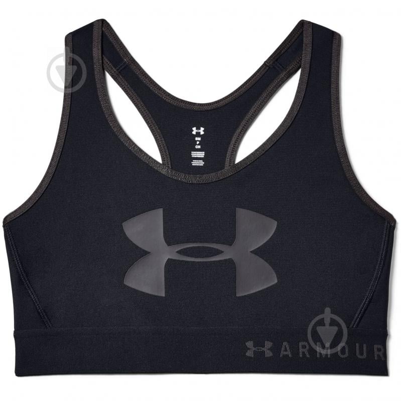 Бра Under Armour Armour Mid Keyhole Graphic 1344333-001 р.M черный - фото 1