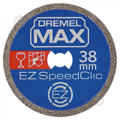 Диск алмазний відрізний Dremel EZ SpeedClic 38x1,0x14 2615S545DM - фото 1