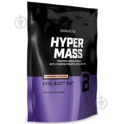 Гейнер Hyper Mass 5000 BioTechUSA ваниль 1000 г - фото 1