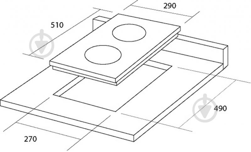 Варильна поверхня газова Pyramida PFG 320 BLACK - фото 9