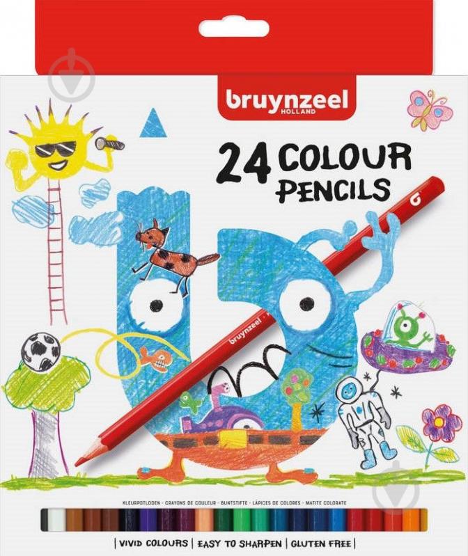 Набор карандашей 24 цвета Bruynzeel Bruynzeel - фото 1 Набор карандашей 24 цвета Bruynzeel Bruynzeel - фото 1