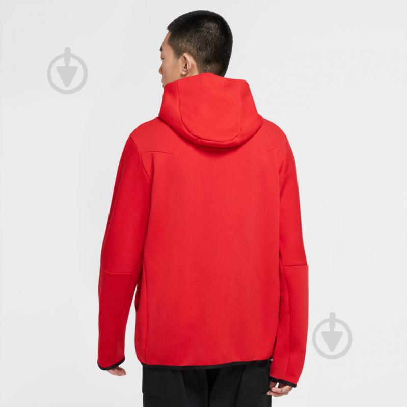 Джемпер Nike M NSW TCH FLC HOODIE FZ WR CU4489-657 р. M червоний - фото 2